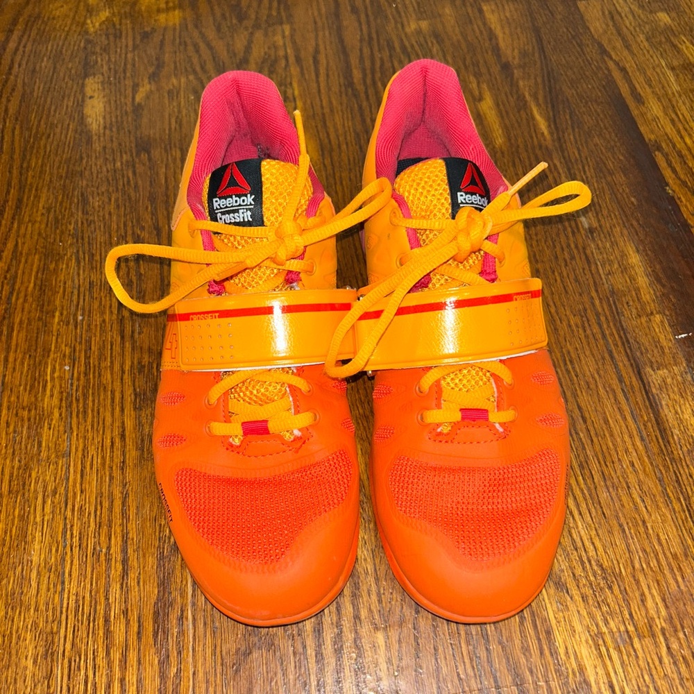 Reebok Crossfit Vibrant Orange Sneakers Mens size 9